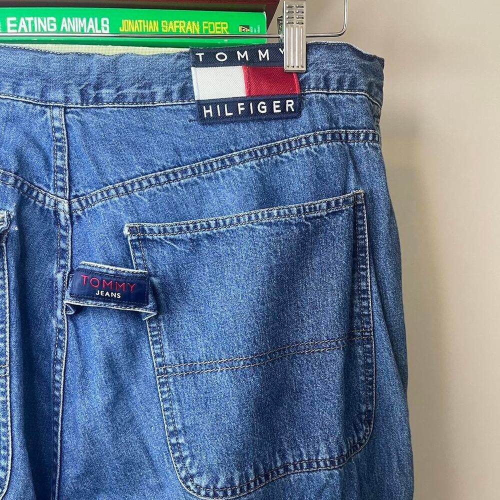 Vintage Tommy Hilfger Wide Leg JNCO Style Jeans Size 38/32